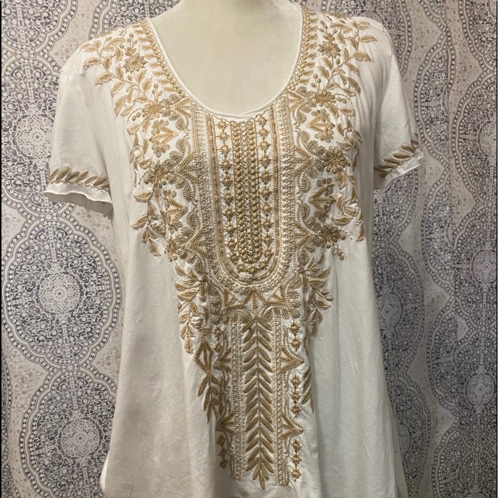 Johnny Was NWT Kemi Drape Shirt M NWT